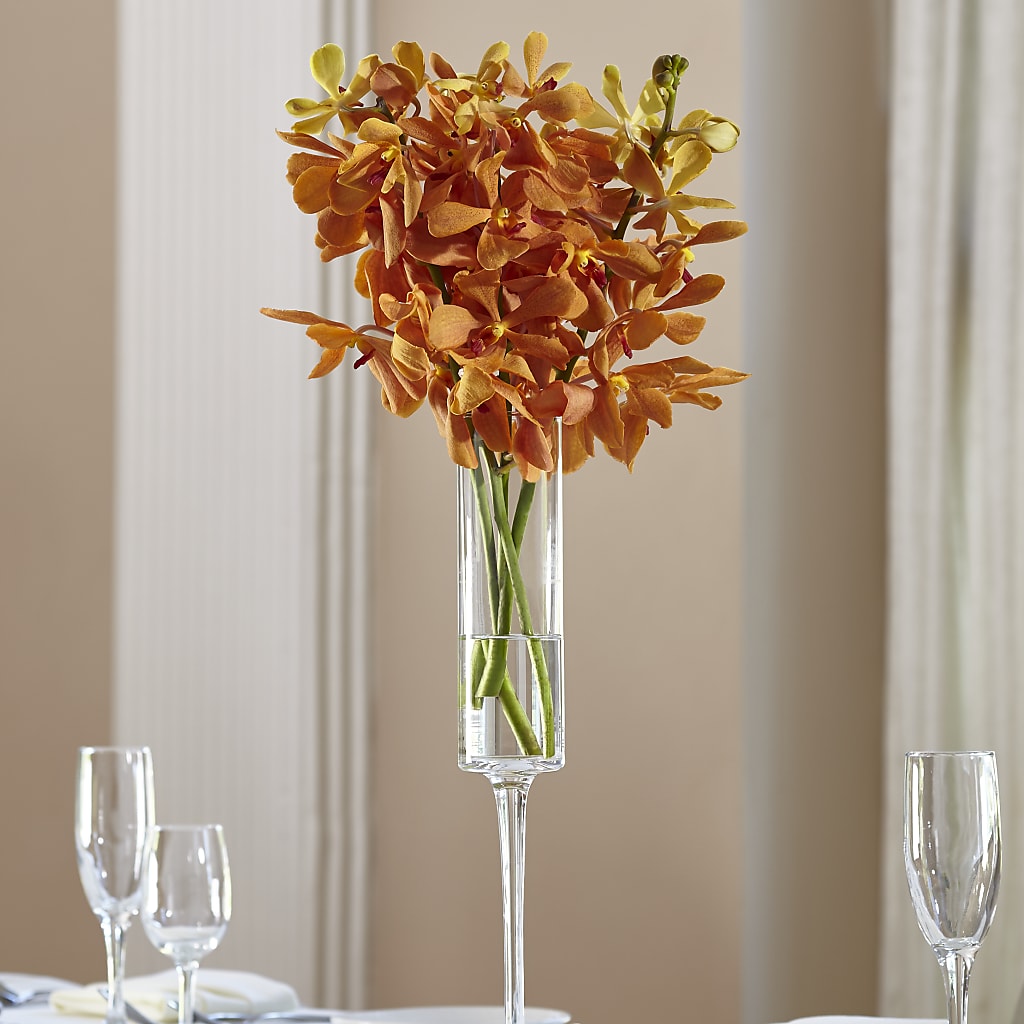 Orange Mokara Bouquet – Double D Flower Shop, Mercedes TX