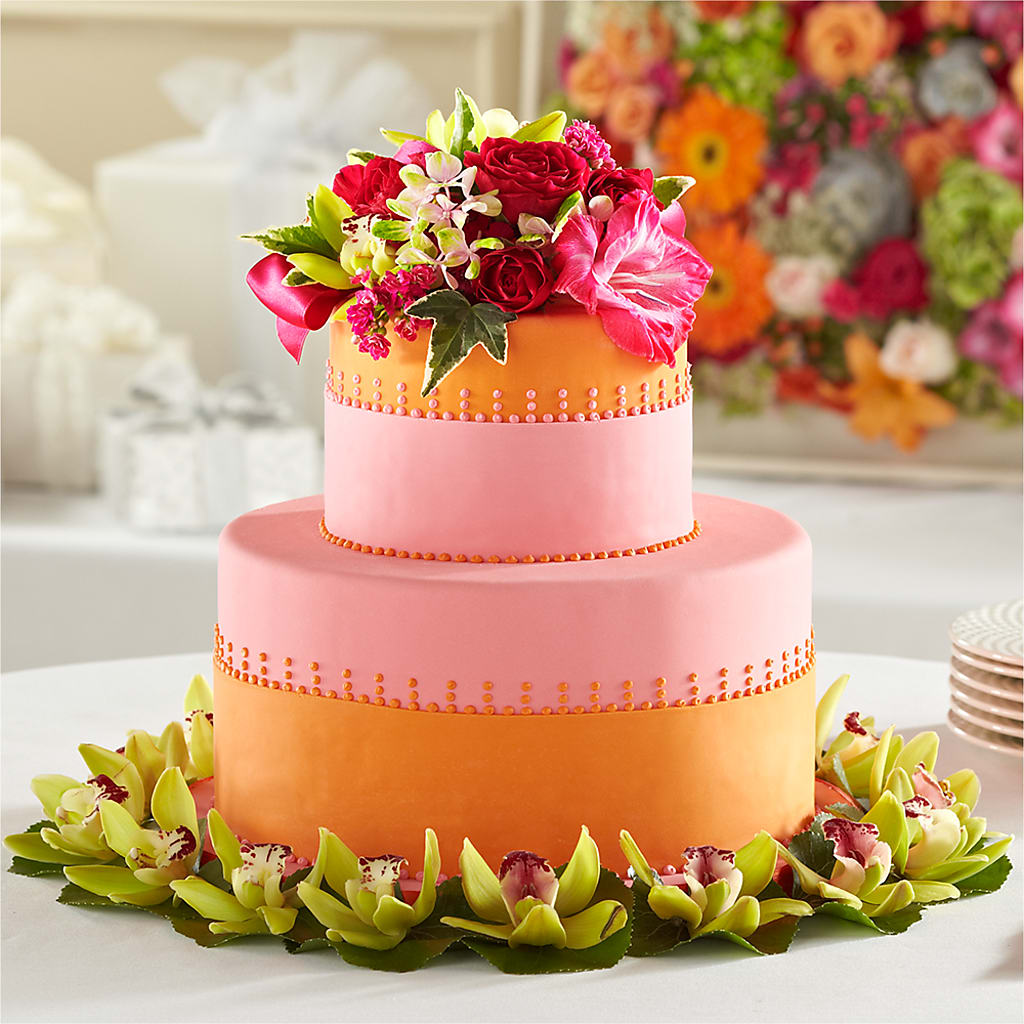 Sweet Citrus Cake Decor – Double D Flower Shop, Mercedes TX