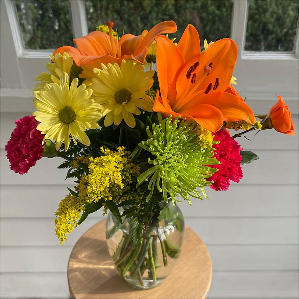 Bold & Bright – A Florist Original –  Double D Flower Shop, Mercedes TX