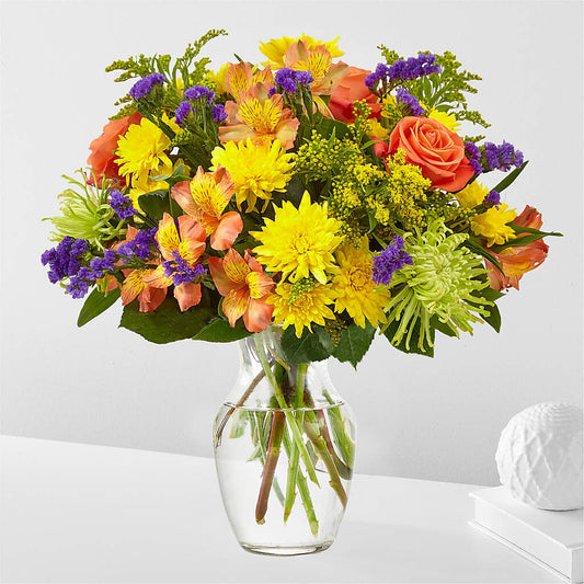 Marmalade Skies Bouquet –  Double D Flower Shop, Mercedes TX