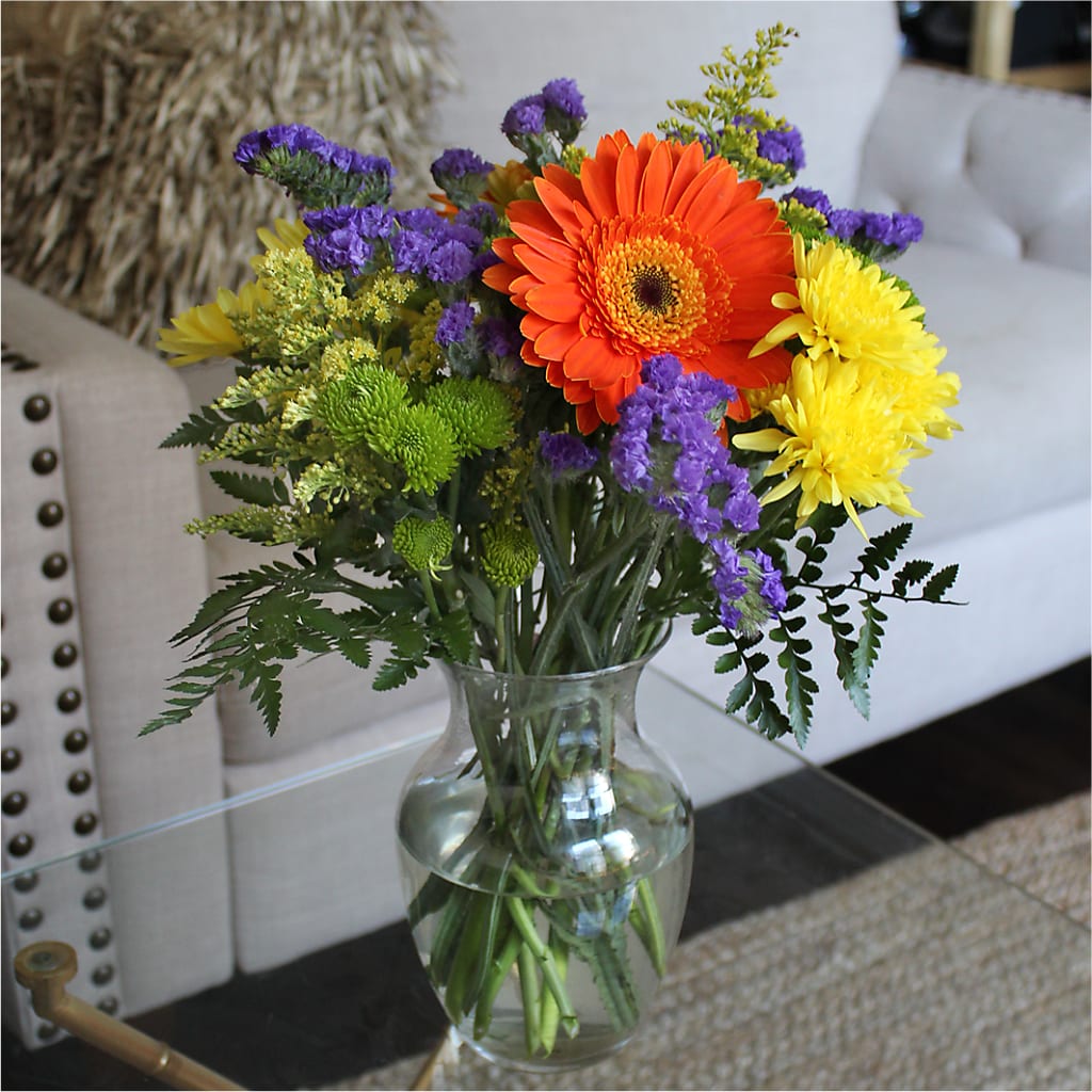 Marmalade Skies Bouquet –  Double D Flower Shop, Mercedes TX