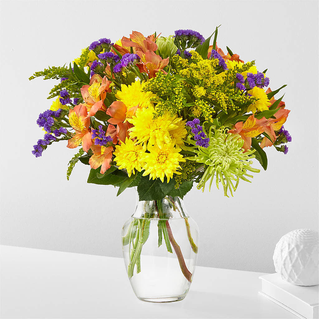 Marmalade Skies Bouquet –  Double D Flower Shop, Mercedes TX