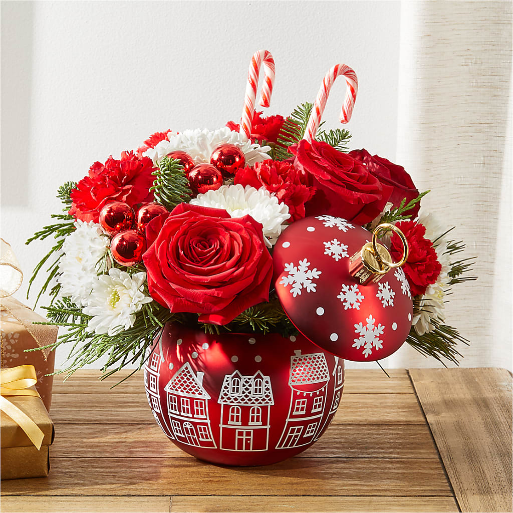 Cheer in the Air Ornament –  Double D Flower Shop, Mercedes TX