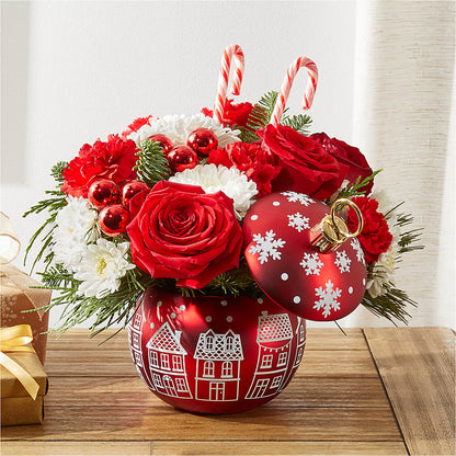 Cheer in the Air Ornament –  Double D Flower Shop, Mercedes TX