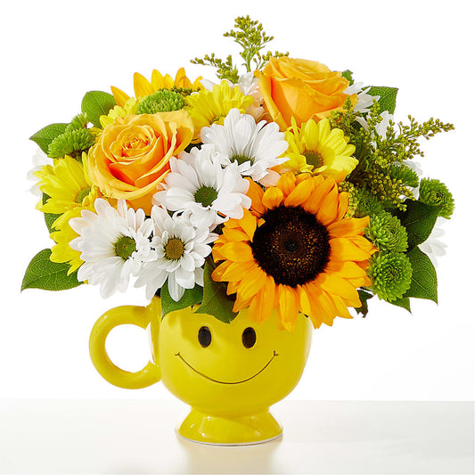 Be Happy Bouquet –  Double D Flower Shop, Mercedes TX