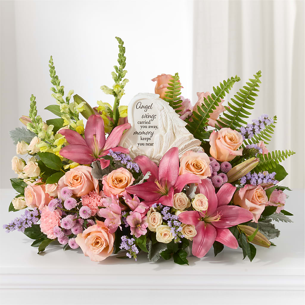 Gentle Light Arrangement –  Double D Flower Shop, Mercedes TX