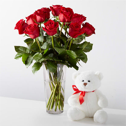 Romantic Long Stem Red Rose Bouquet Bundles –  Double D Flower Shop, Mercedes TX