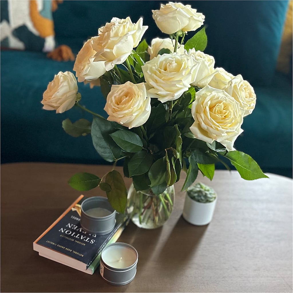 Long Stem Yellow Rose Bouquet –  Double D Flower Shop, Mercedes TX