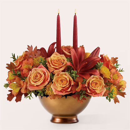 Harvest Table Centerpiece –  Double D Flower Shop, Mercedes TX