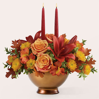 Harvest Table Centerpiece –  Double D Flower Shop, Mercedes TX
