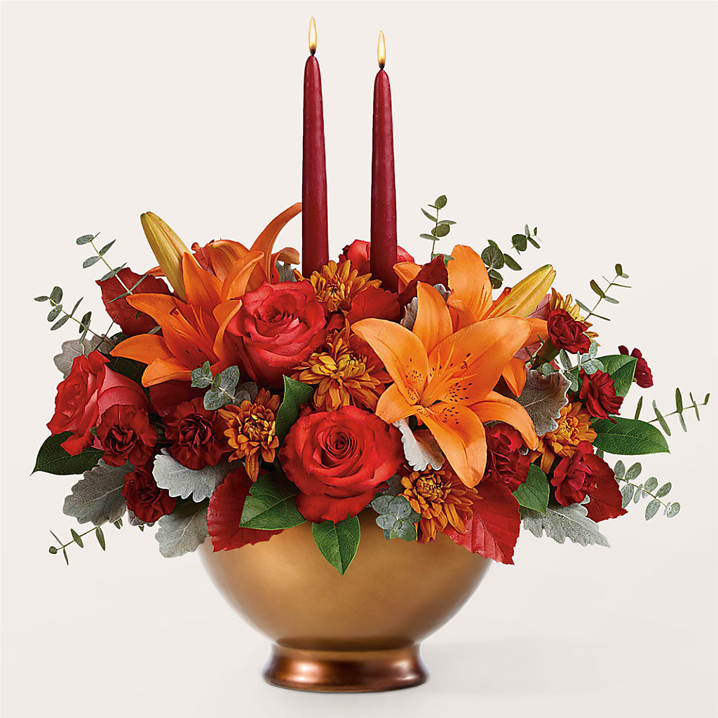 Fruits of Fall Centerpiece –  Double D Flower Shop, Mercedes TX
