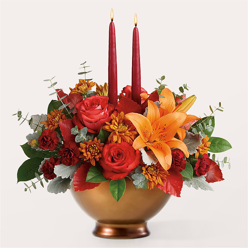 Fruits of Fall Centerpiece –  Double D Flower Shop, Mercedes TX