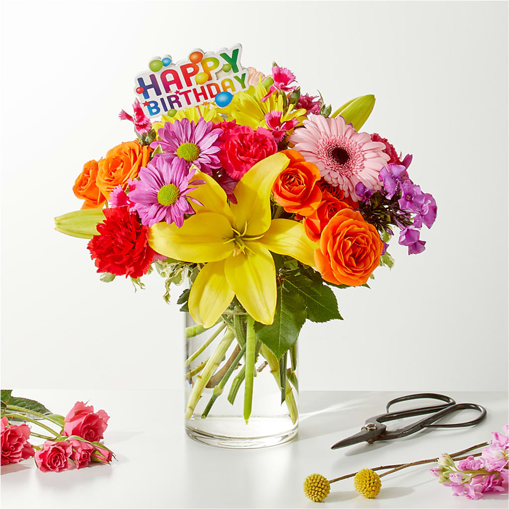 Cue the Confetti - A Florist Original –  Double D Flower Shop, Mercedes TX