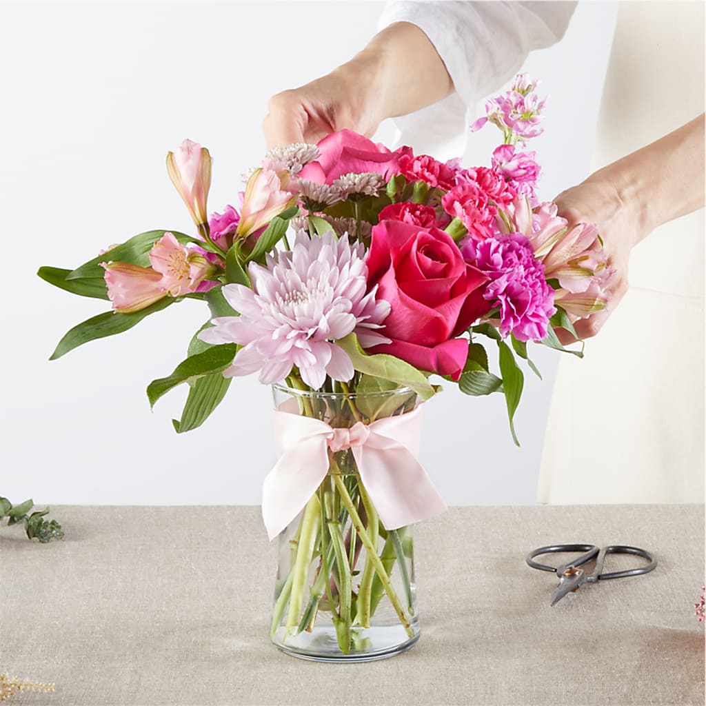 Pink Ribbon - A Florist Original –  Double D Flower Shop, Mercedes TX