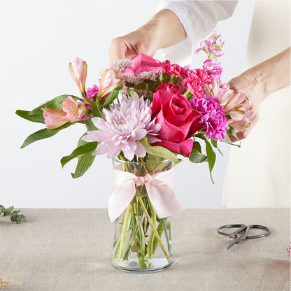 Pink Ribbon - A Florist Original –  Double D Flower Shop, Mercedes TX