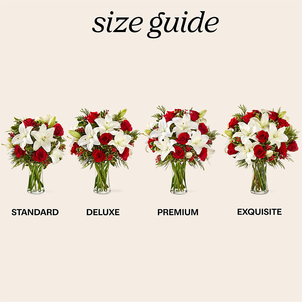 Sparkling Snowflakes Bouquet –  Double D Flower Shop, Mercedes TX