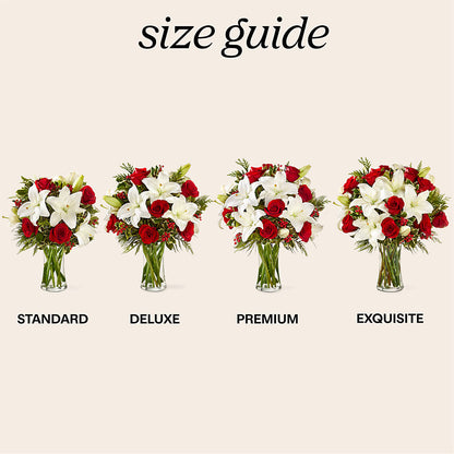 Sparkling Snowflakes Bouquet –  Double D Flower Shop, Mercedes TX
