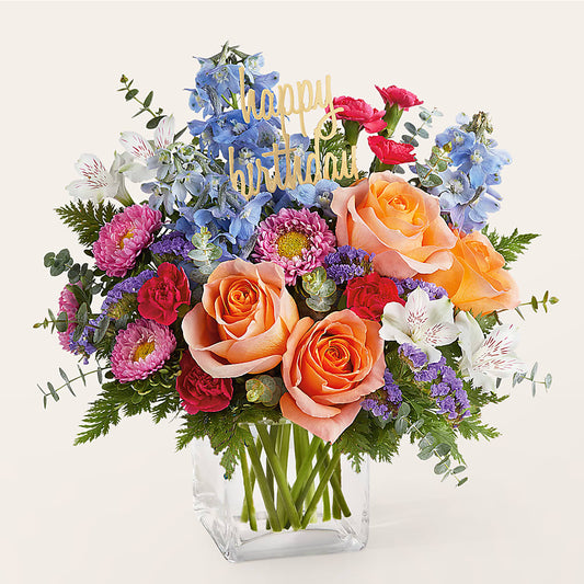 Birthday Bash Bouquet –  Double D Flower Shop, Mercedes TX