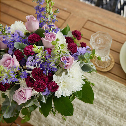 Violet Frost Bouquet –  Double D Flower Shop, Mercedes TX