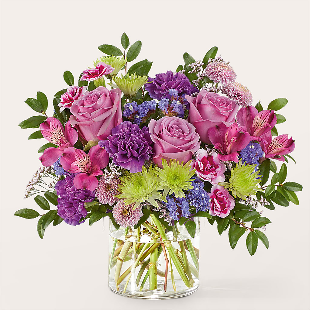 Glass Half Full Bouquet –  Double D Flower Shop, Mercedes TX
