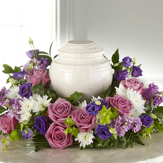 Blooming Sympathy Cremation Adornment –  Double D Flower Shop, Mercedes TX