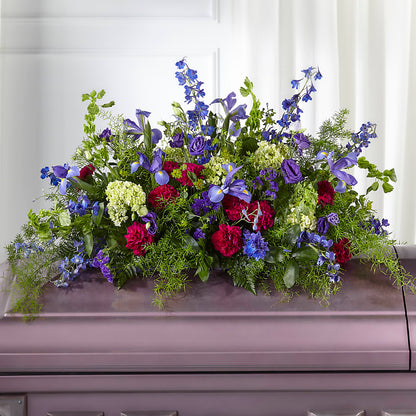 Always Treasured Casket Spray –  Double D Flower Shop, Mercedes TX