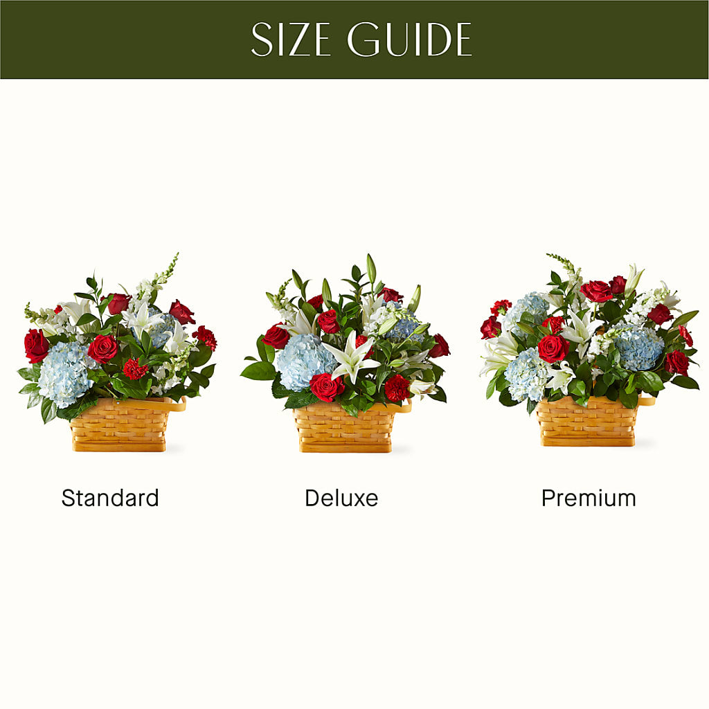 Greater Glory Basket –  Double D Flower Shop, Mercedes TX