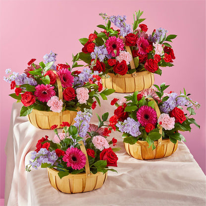 Pink Picnic Basket –  Double D Flower Shop, Mercedes TX