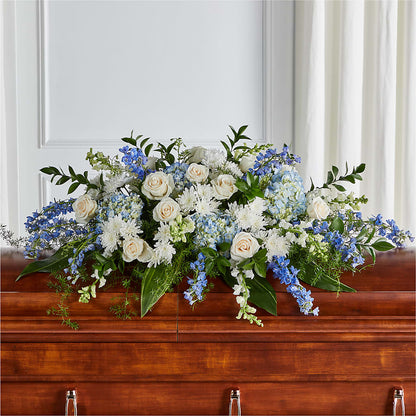 Timeless Essence Casket Spray –  Double D Flower Shop, Mercedes TX