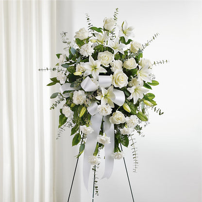 With Care Standing Spray –  Double D Flower Shop, Mercedes TX