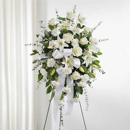 With Care Standing Spray –  Double D Flower Shop, Mercedes TX
