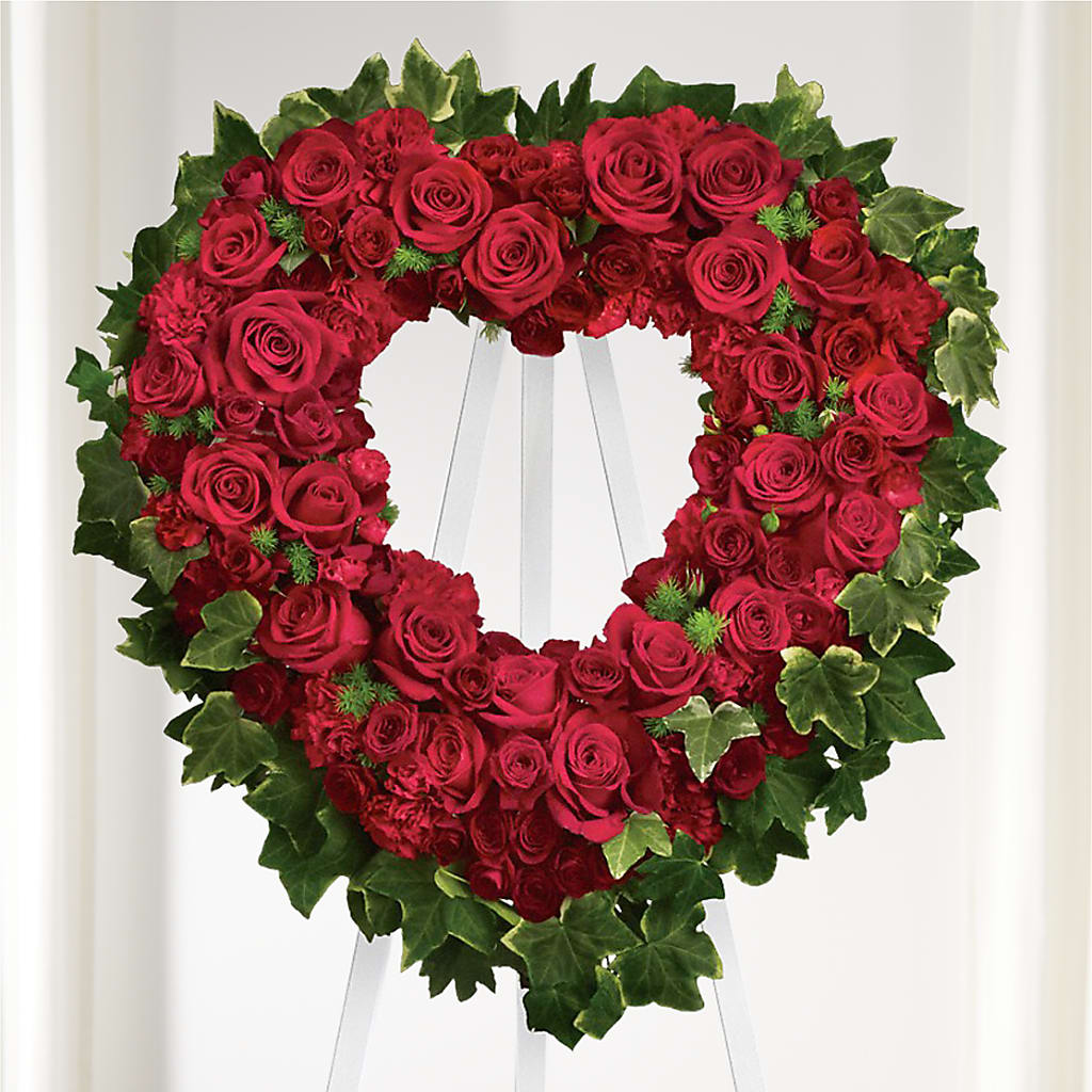 Wholehearted Standing Spray –  Double D Flower Shop, Mercedes TX