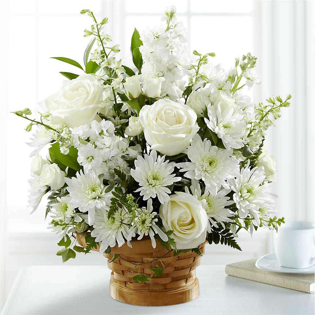 Heartfelt Condolences Arrangement –  Double D Flower Shop, Mercedes TX