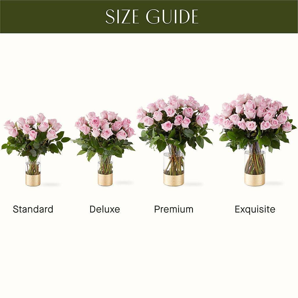 Picture Perfect Pink Rose Bouquet –  Double D Flower Shop, Mercedes TX