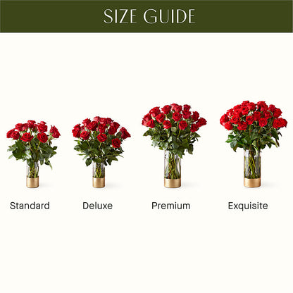 Classic Love Red Rose Bouquet –  Double D Flower Shop, Mercedes TX