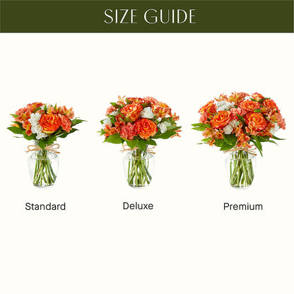 Apricot Glow Bouquet –  Double D Flower Shop, Mercedes TX