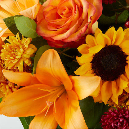 Grateful Centerpiece –  Double D Flower Shop, Mercedes TX