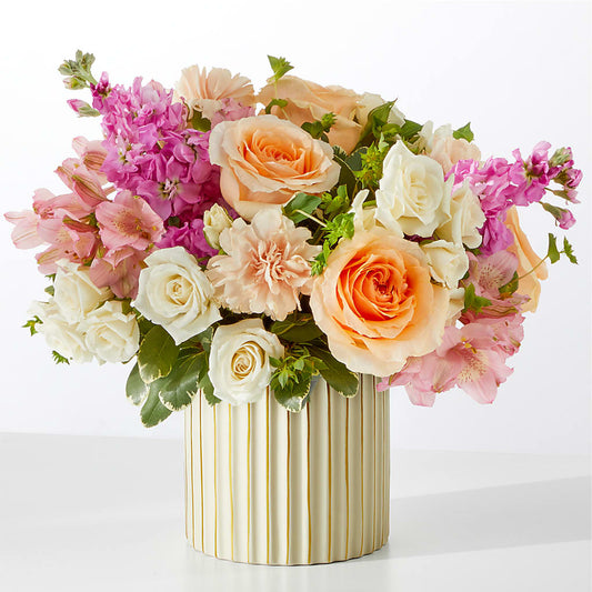 Paradise Bouquet with Ivory Vase –  Double D Flower Shop, Mercedes TX