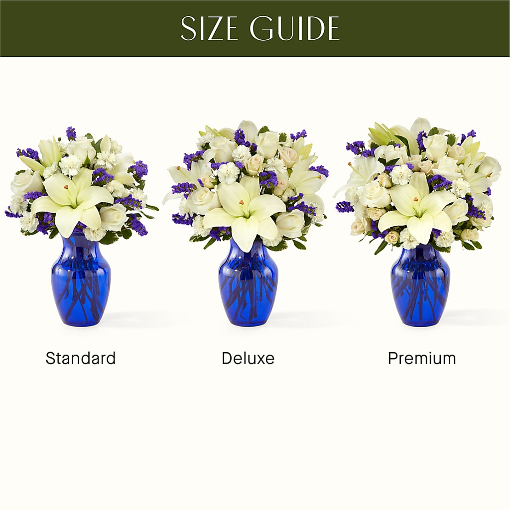 Sapphire Rush Bouquet –  Double D Flower Shop, Mercedes TX