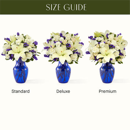 Sapphire Rush Bouquet –  Double D Flower Shop, Mercedes TX