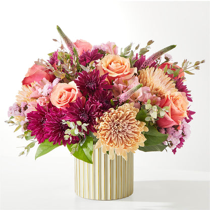 Berry Cobbler Bouquet with Ivory Vase –  Double D Flower Shop, Mercedes TX