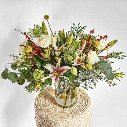 Berry & Bright Bouquet –  Double D Flower Shop, Mercedes TX