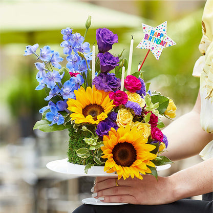 Star of the Day Floral Cake –  Double D Flower Shop, Mercedes TX