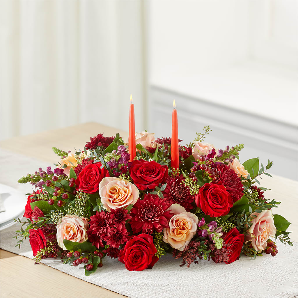 Most Thankful Centerpiece –  Double D Flower Shop, Mercedes TX