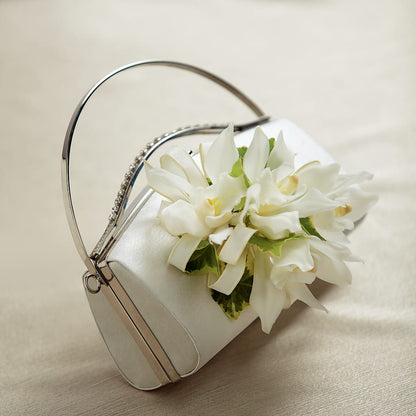 White Purse Decor –  Double D Flower Shop, Mercedes TX